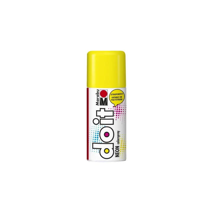 Marabu Peinture aérosol do it Neon 150 ml, Jaune fluo