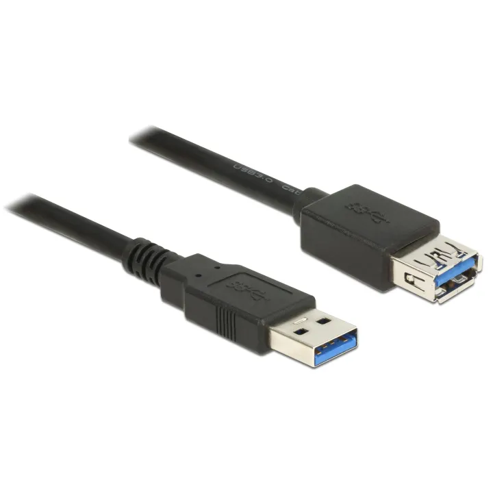 Delock Câble de prolongation USB 3.0  USB A - USB A 1.5 m