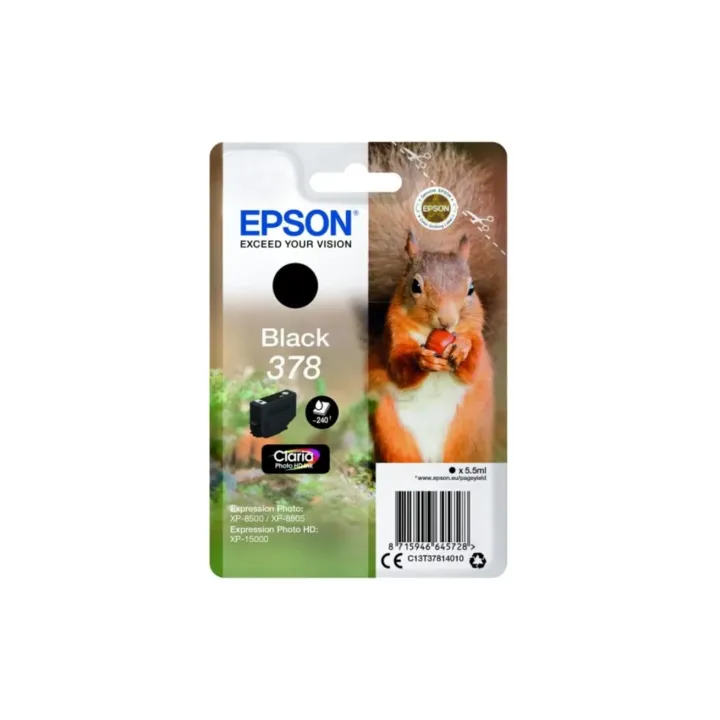 Epson Encre 378 - C13T37814010 noir