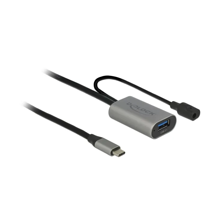 Delock Câble de prolongation USB 3.0 activement USB C - USB A-Spécial 5 m