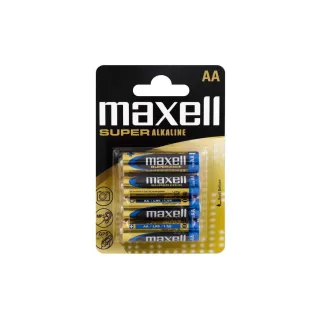 Maxell Europe LTD. Pile AA Super Alkaline 4 Pièce-s