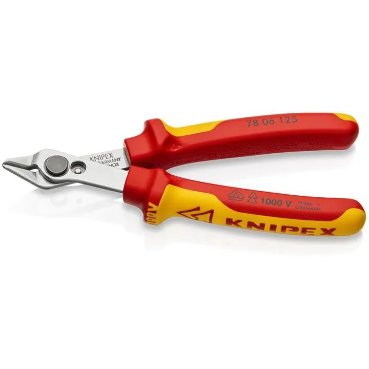 Knipex Pinces coupantes de côté pour l’électronique Super Knips VDE 1000 V