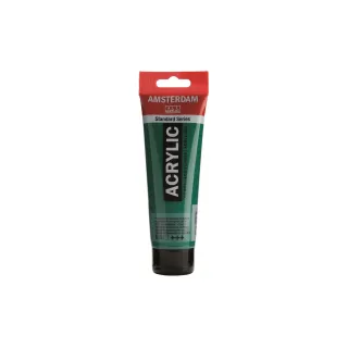 Amsterdam Peinture acrylique Standard 619 Vert semi-transparent, 120 ml