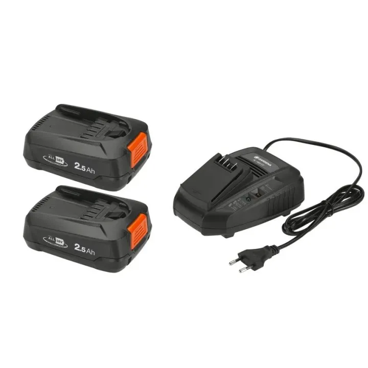 GARDENA Batteries et chargeurs P4A 2 x PBA 18 V-45 + AL 1830 CV