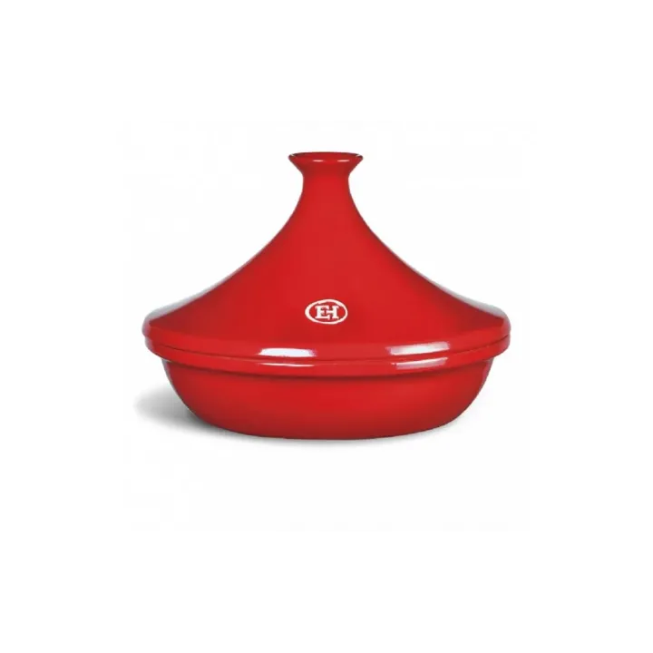 Emile Henry Plat à tajine Grand Cru 32 cm, Rouge