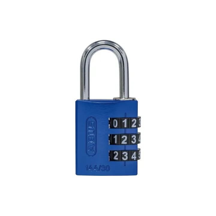 Abus Serrure à combinaison 144-30 B-DFNLI Bleu Aluminium