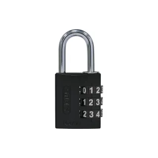 Abus Serrure à combinaison 144-30 B-DFNLI Noir Aluminium