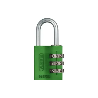 Abus Serrure à combinaison 145-30 Lock-Tag Vert Aluminium