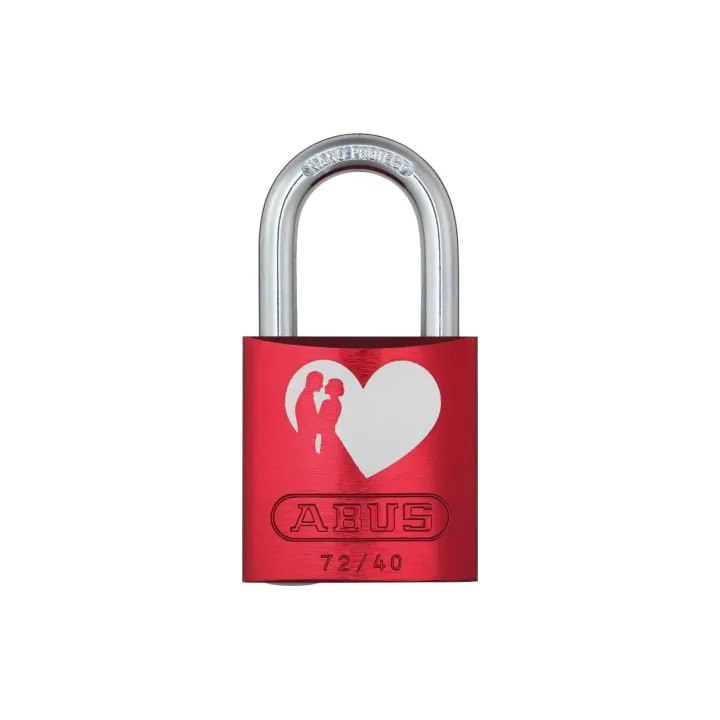 Abus Cadenas 72-40 LoveLock 6 coeur avec couple Rouge