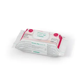 B. Braun Lingettes désinfectantes Meliseptol sensible 100 pièces