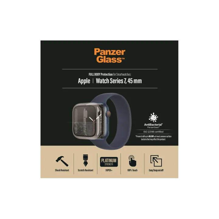 Panzerglass Protection d’écran Corps intégral Apple Watch 7-8 (45 mm)