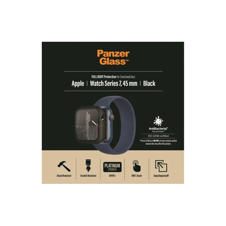 Panzerglass Protection d’écran Corps complet Apple Watch 7-8 (45 mm)