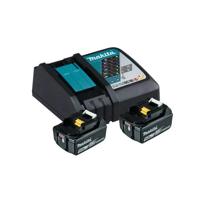 Makita Power Source-Kit 18 V LXT chargeur + 2x 18 V 5Ah batterie