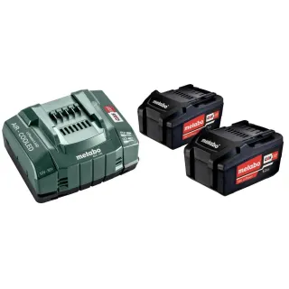 Metabo Batteries et chargeurs Basis-Set 2 x 5.2 Ah