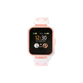 MyKi Smartwatch Montre GPS pour enfants MyKi 4 Blanc-rose avec carte SIM