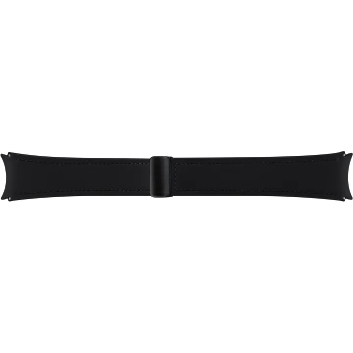 Samsung D-Buckle Eco Leather Band M-L Galaxy Watch 4-5-6 Black