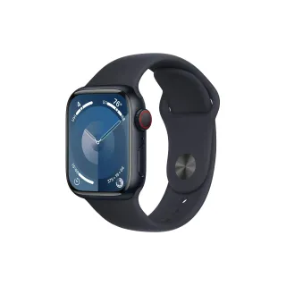 Apple Watch Series 9 41 mm LTE Alu Minuit Sport M-L