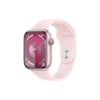 Apple Watch Series 9 45 mm LTE Alu Rose Sport Rose pâle M-L
