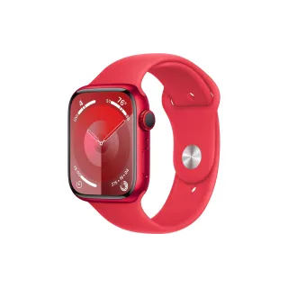 Apple Watch Series 9 45 mm LTE Alu (Product)Red Sport M-L