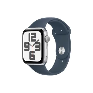 Apple Watch SE 2023 44 mm GPS Alu Argent Sport Bleu orage S-M