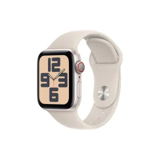 Apple Watch SE 2023 40 mm LTE Alu Sport Band Lumière stellaire S-M