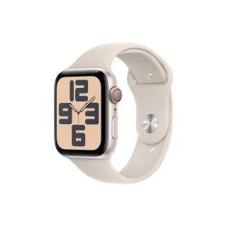 Apple Watch SE 2023 44 mm LTE Alu Sport Lumière stellaire M-L