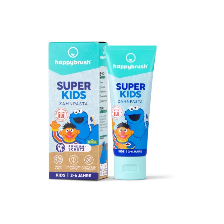 happybrush Dentifrice SuperKids Sesamstrasse 75 ml