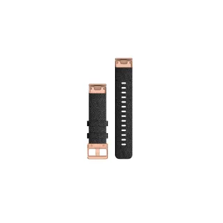 GARMIN Bracelet QuickFit, 20 mm Nylon-Noir-Corail