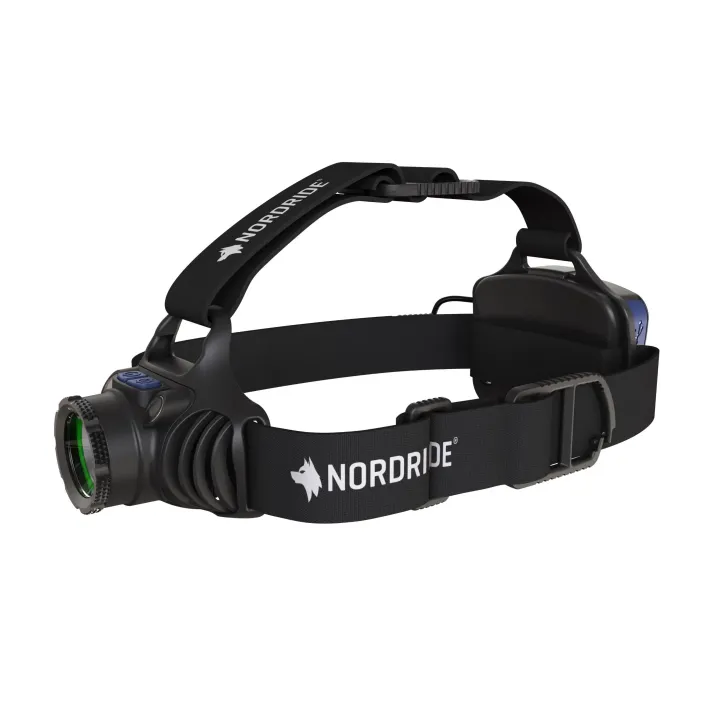 Nordride Lampe frontale Active Pro R Hybrid Noir, 640 lm, IP65