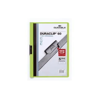 DURABLE Chemises à clip Duraclip 60 A4, Vert