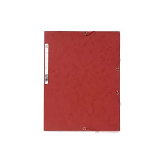 Exacompta Portfolio à ruban élastique A4 Rouge, 250 feuilles