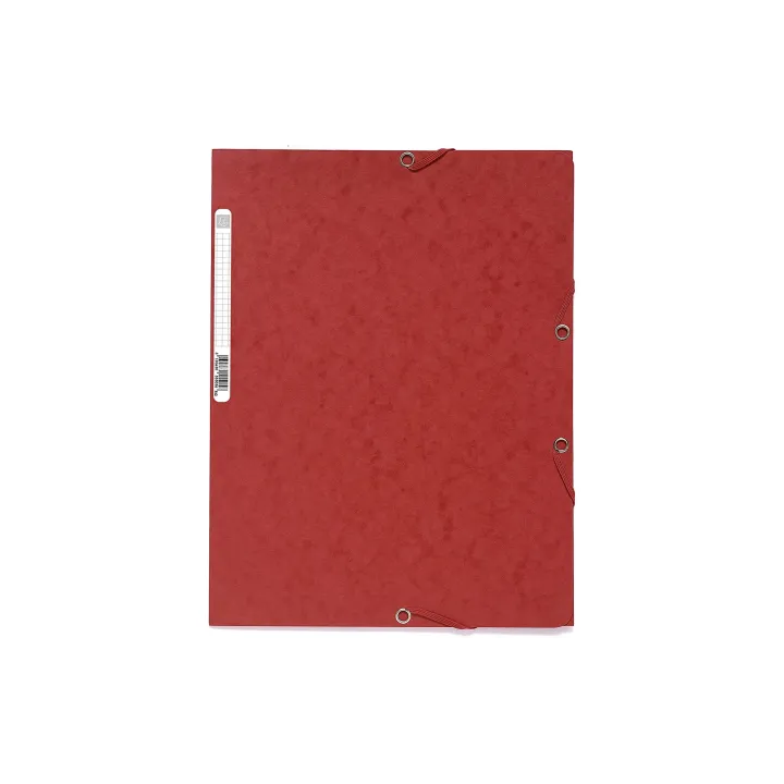 Exacompta Portfolio à ruban élastique A4 Rouge, 250 feuilles