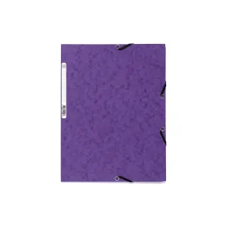 Exacompta Portfolio à ruban élastique A4 Violet, 250 feuilles