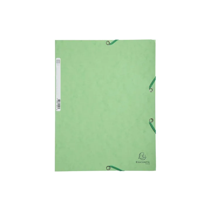 Exacompta Portfolio à ruban élastique A4 Vert clair, 250 feuilles