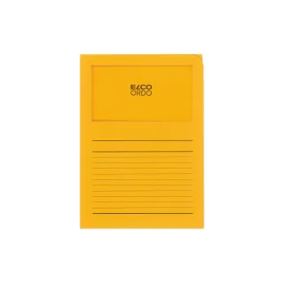 ELCO Pochette transparente Ordo Classico Jaune dor, 100 pièces