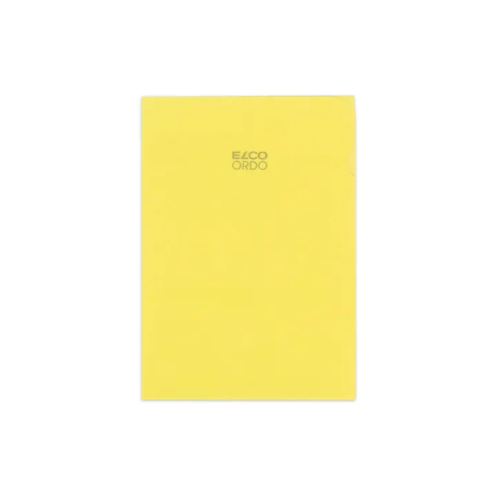 ELCO Pochette transparente Ordo Transparent Jaune, 100 pièces