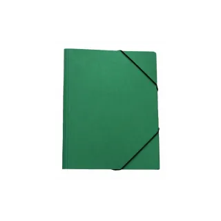 EROLA Portfolio à ruban élastique Pressboard A4 Vert, 1 pièce