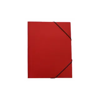 EROLA Portfolio à ruban élastique Pressboard A4 Rouge, 1 pièce