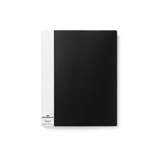 DURABLE Chemises de présentation Duralook A4 Noir, 20 enveloppes