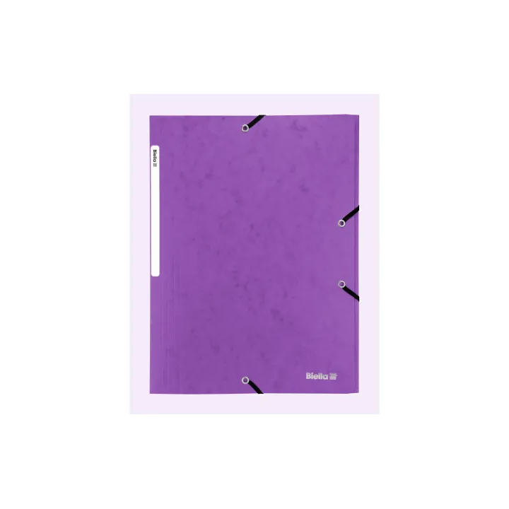 Biella Portfolio à ruban élastique A4 Carton, Violet