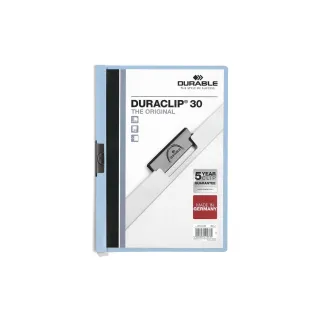 DURABLE Chemises à clip Duraclip 30 Bleu