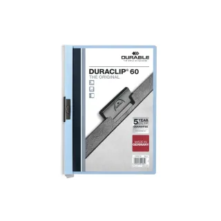 DURABLE Chemises à clip Duraclip 60 Bleu