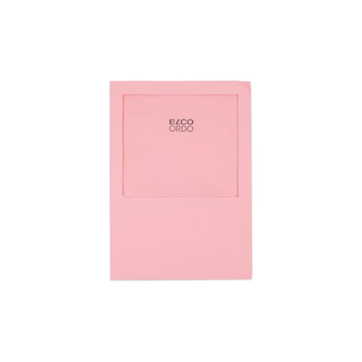 ELCO Pochette transparente Ordo Transpor Rose100 pièces