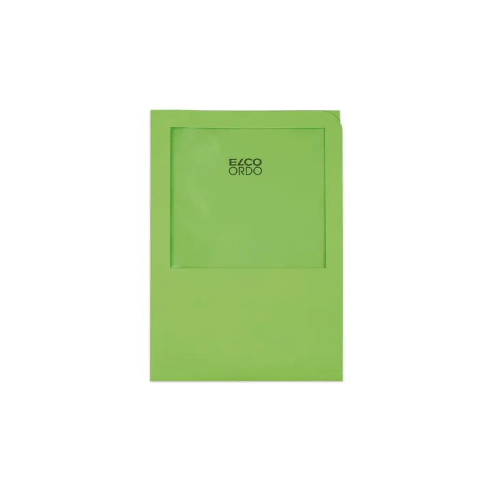 ELCO Pochette transparente Ordo Transpor Vert100 pièces