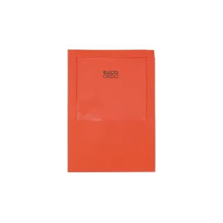 ELCO Pochette transparente Ordo Transpor Rouge100 pièces