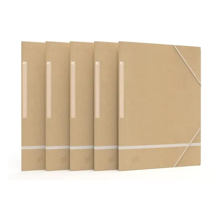 Oxford Portfolio à ruban élastique A4, Beige