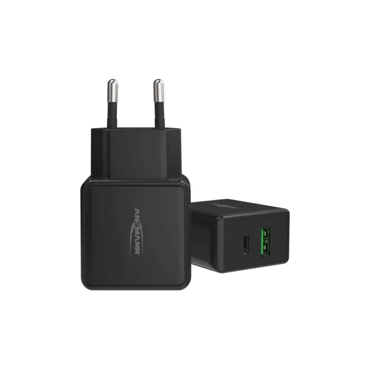 Ansmann Chargeur mural USB Home Charger HC218PD, 18 W, noir