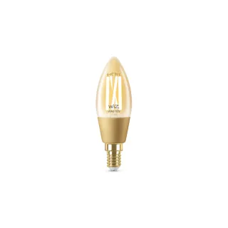WiZ Ampoule 4.9W (25W) E14 B35 filament ambre pack individuel