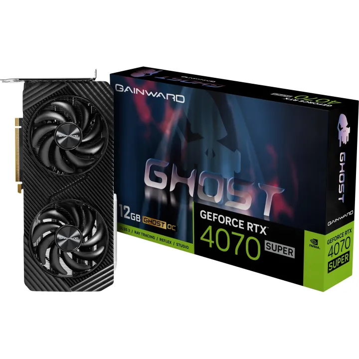 Gainward Carte graphique GeForce RTX 4070 Super Ghost OC, 12 GB