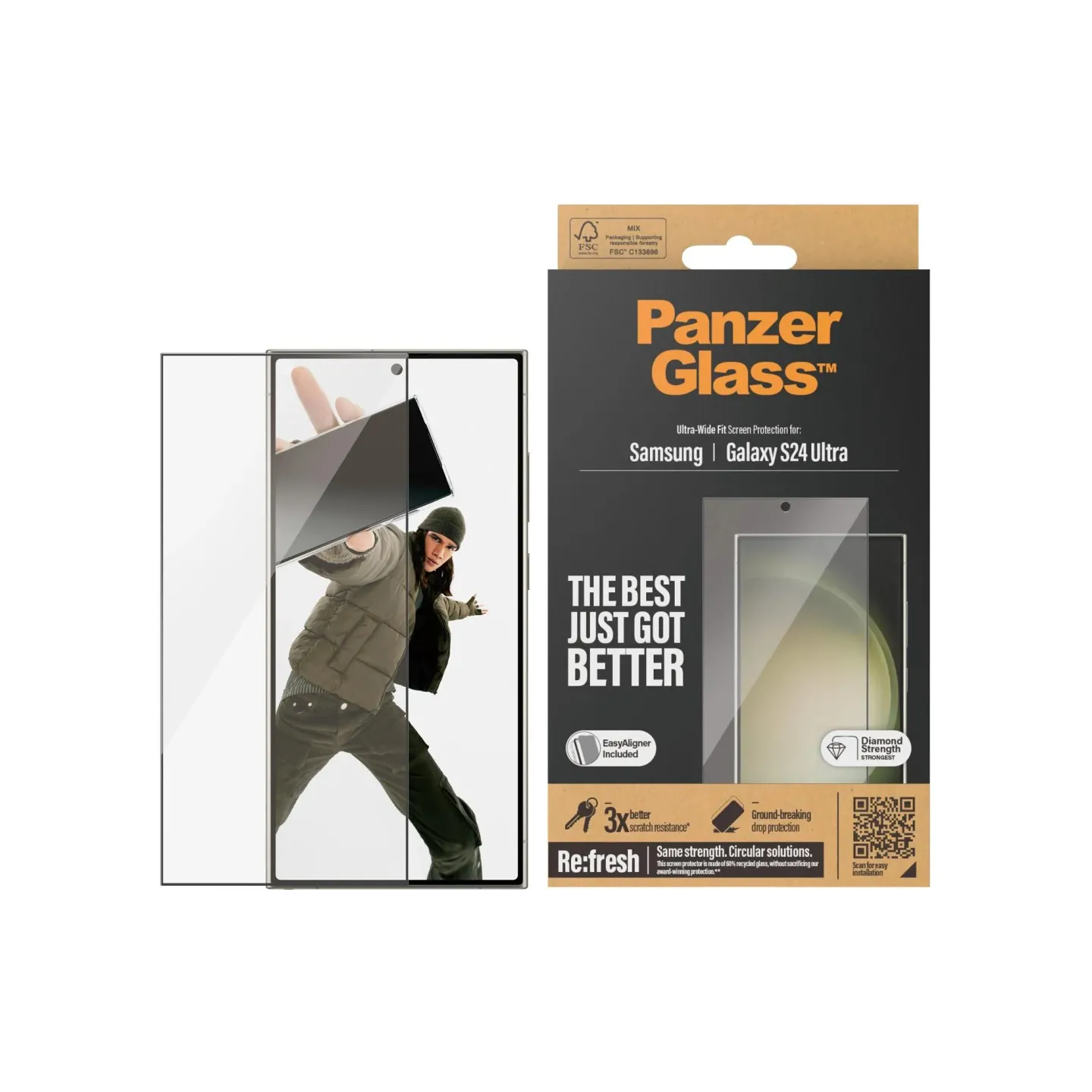 PANZERGLASS - Protection d'écran Ultra Wide Fit …